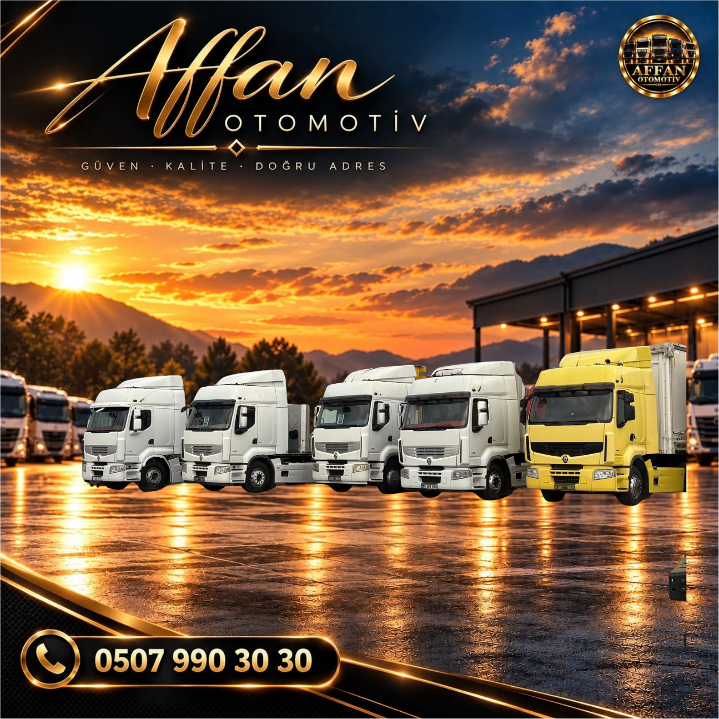 Affan Otomotiv araç filosu